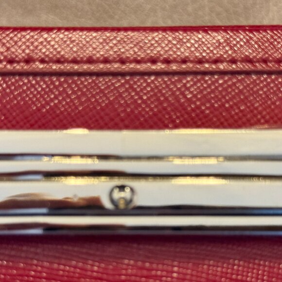 WOLF Leather Travel Boxes (2) Red and Cream lined with Luster Lock (Pre-Owned) - Picture 13 of 13